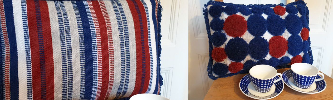 Tema 2018 – 2021 Vävda dynor och skärvor i skön förening