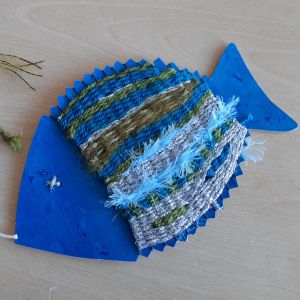 Blå fisk från Nässjö